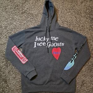 Camp Flog Gnaw Hoodie Mens XL Kanye West Lucky Me I See Ghosts
